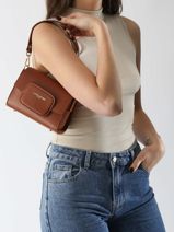 Cross Body Tas Paris Pad Leder Lancaster Bruin paris pad 59-vue-porte